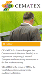 Mobile Screenshot of cematex.com